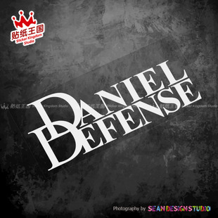 适用Daniel Defense M4 军事军标05水弹箱贴纸个性汽车装饰反光贴