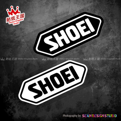 适用shoei X14X15Z7Z8GTair头盔 镜片贴纸 摩托车电摩车贴 反光贴