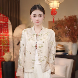 竹烟波月 百搭款 外套 温柔风时尚 外套2089 2026新款