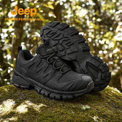 Jeep吉普防水防滑登山鞋男