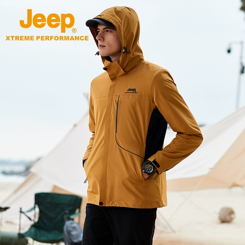 Jeep, мужской джип, осенняя спортивная дорожная ветрозащитная водонепроницаемая куртка для скалозалания