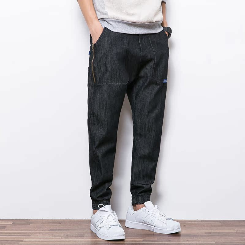 Jeans pour jeunesse Sarouel en coton pour automne - Ref 1462813 Image 4