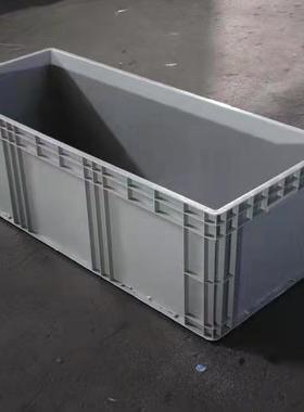 超大号灰色物流箱塑料周转箱子大胶箱白色长条盒子养鱼养龟盒筐箱