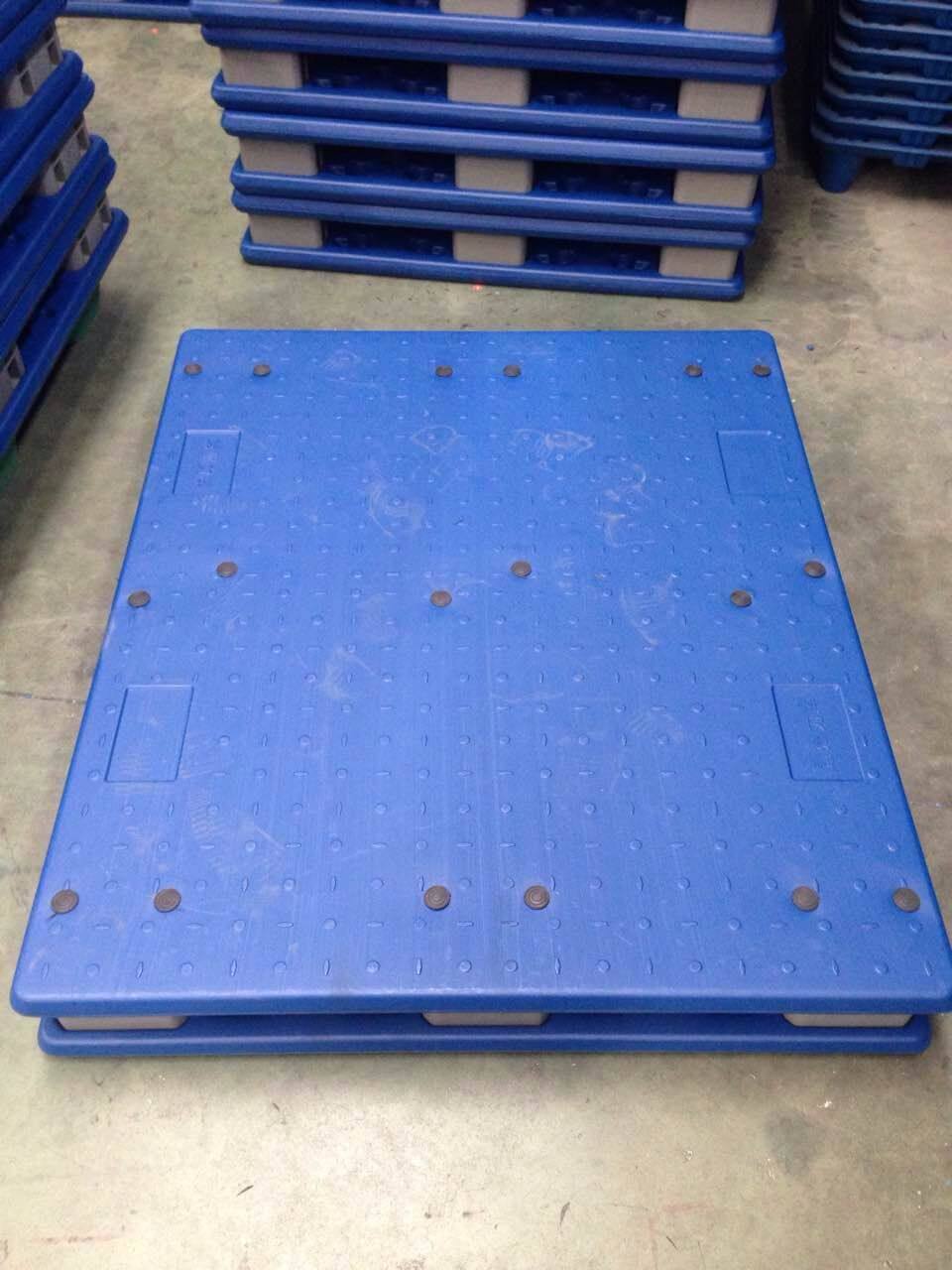 加厚重型堆码双面吹塑塑料托盘仓库托盘叉车栈板卡板液压垫仓板