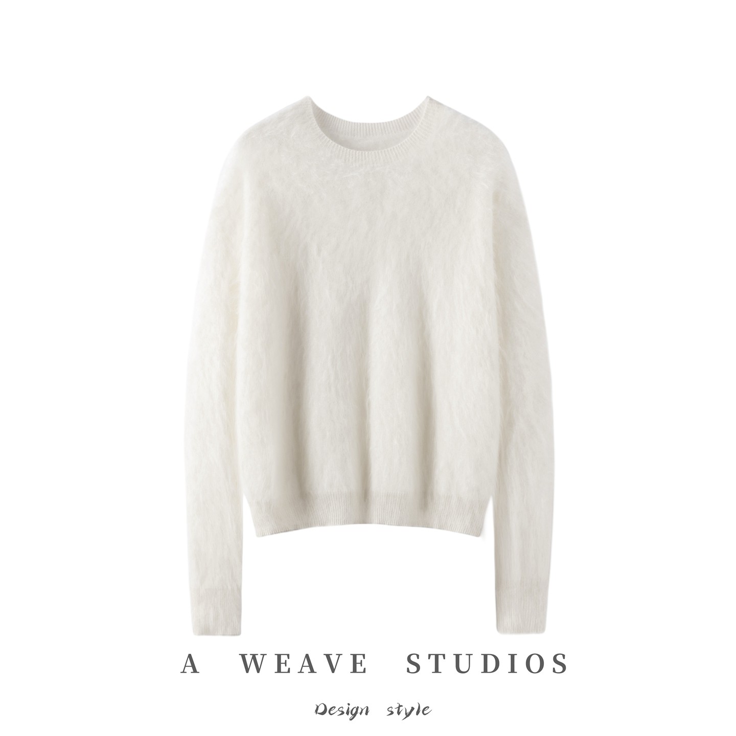 2025秋冬无缝一体拉绒100%纯山羊绒衫女圆领毛衣宽松慵懒风打底衫,女装/女士精品,羊绒衫,淘宝优惠券,粉丝福利购,淘宝优惠卷