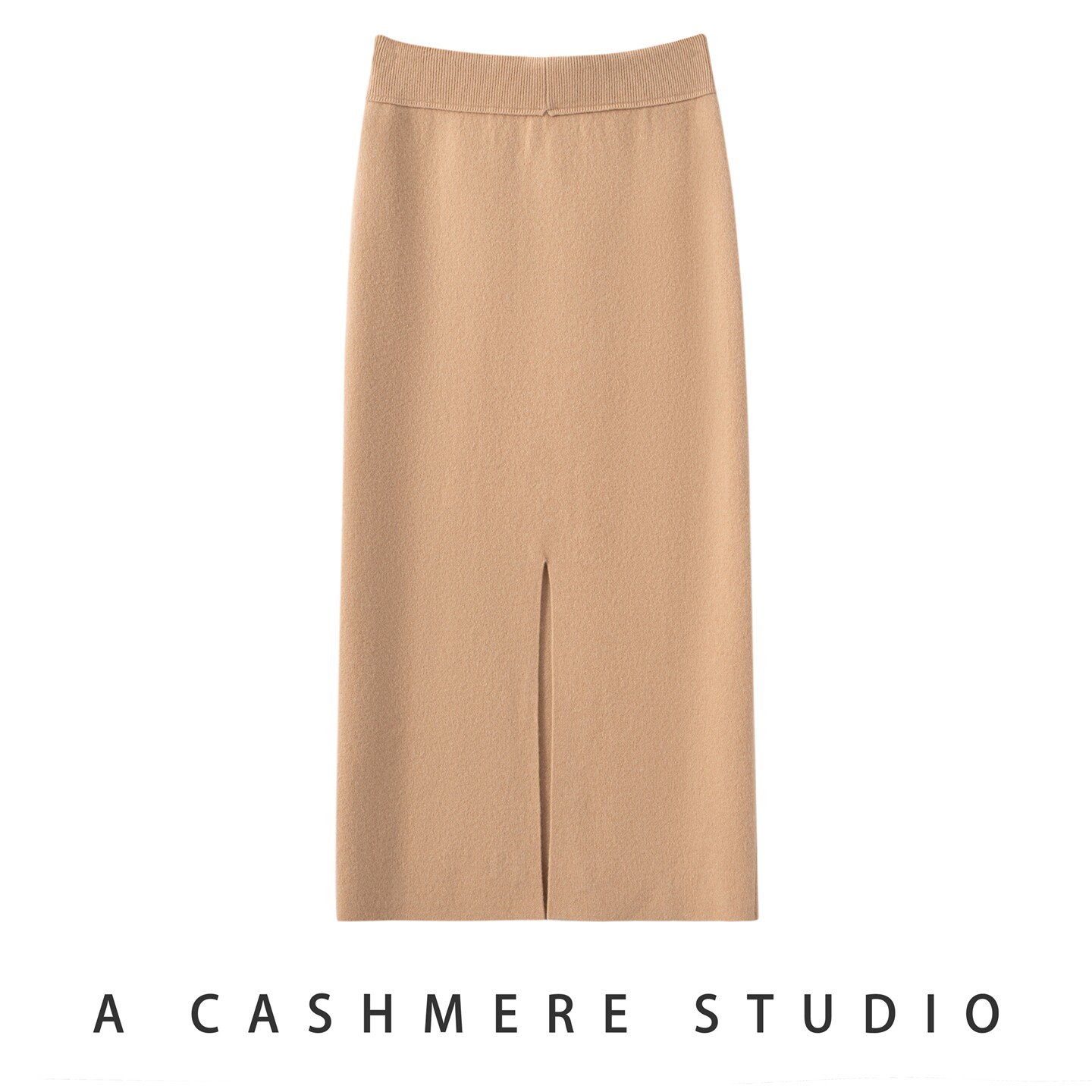 2025秋冬新款100%纯山羊绒中长款半身裙针织女冬季高腰显瘦直筒裙