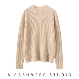 内搭保暖毛衣 女半高领针织百搭套头打底衫 25新款 秋冬100%山羊绒衫