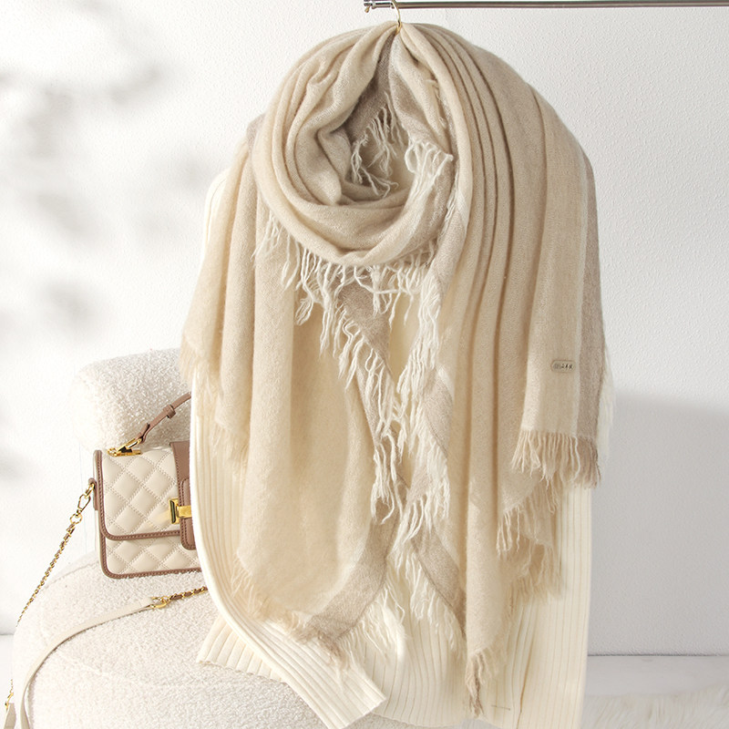 25秋冬新款100%山羊绒围巾女针织轻奢简约披肩两用百搭高级感外搭,服饰配件/皮带/帽子/围巾,围巾/丝巾/披肩,淘宝优惠券,粉丝福利购,淘宝优惠卷