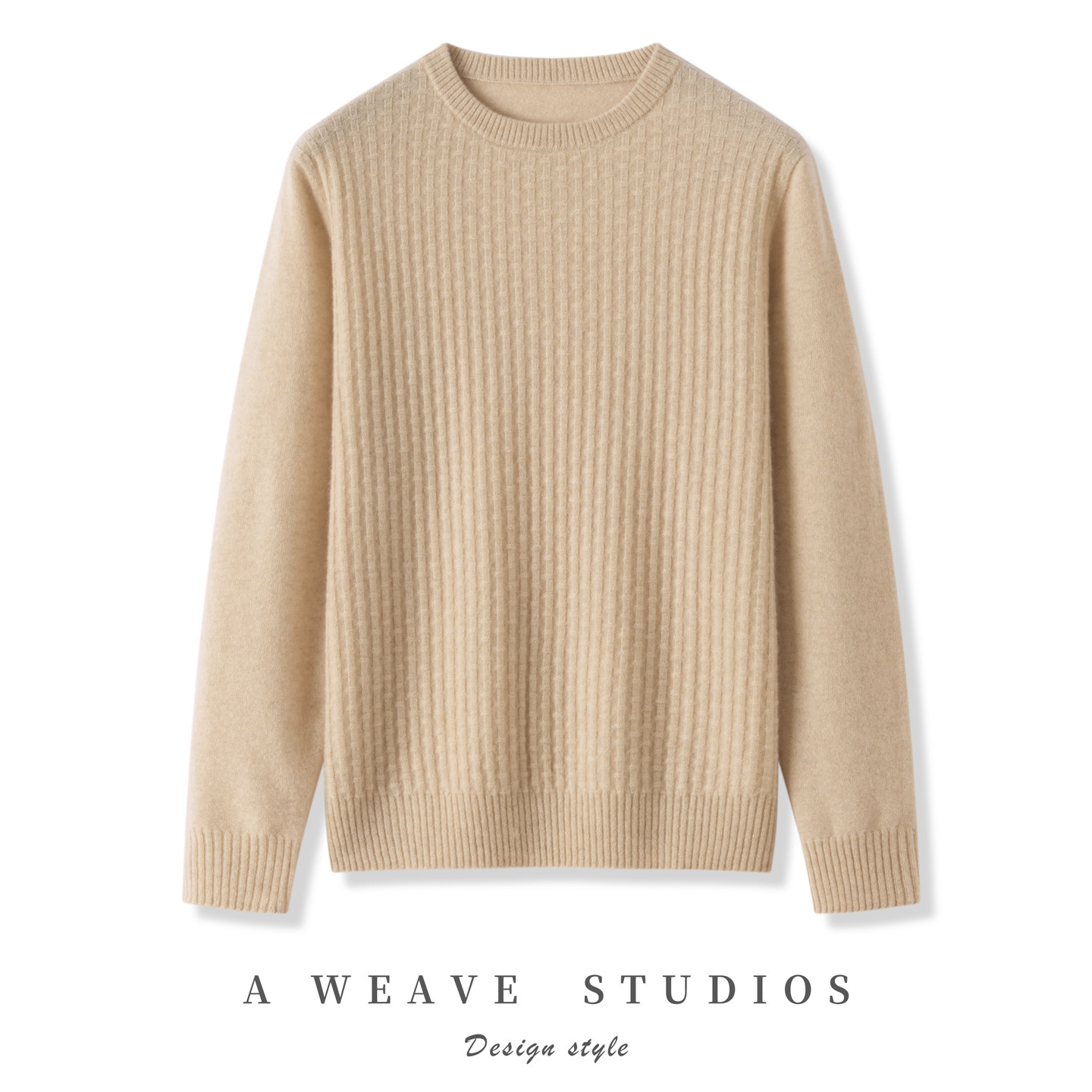 秋冬新款100%纯山羊绒衫男士圆领长袖套头百搭商务休闲毛衣针织衫,男装,羊绒套衫,淘宝优惠券,粉丝福利购,淘宝优惠卷