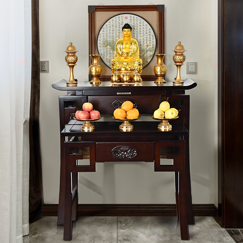 实木樟木供桌佛台佛桌神桌供台神台案台香案供佛桌家用客厅玄关