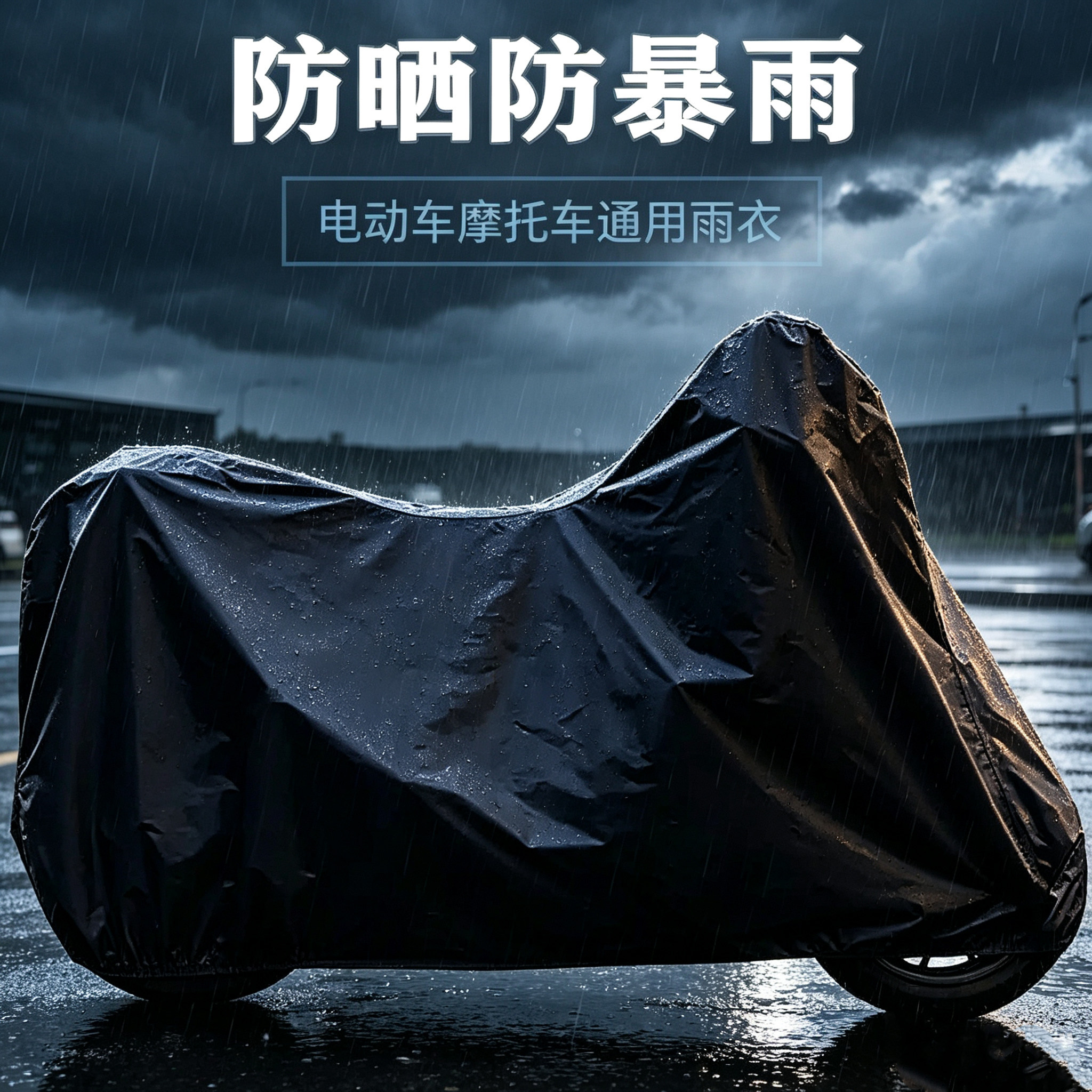 电动车防雨罩电瓶车车衣防晒罩雨罩摩托车防尘罩电车专用防水车罩