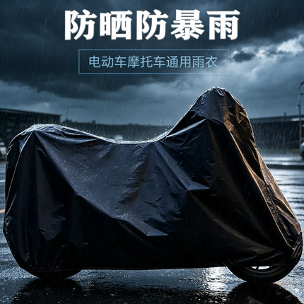 电动车防雨罩电瓶车车衣防晒罩雨罩摩托车防尘罩电车专用防水车罩