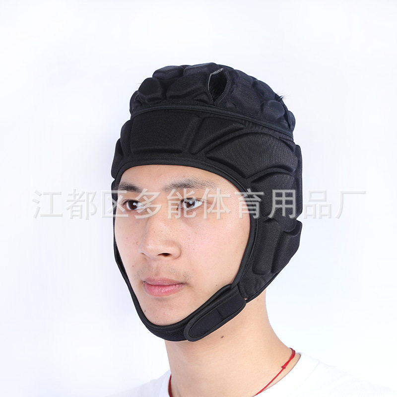 橄榄球头盔门将帽子英式防撞帽投手训练棒球护具足球守门员护头帽