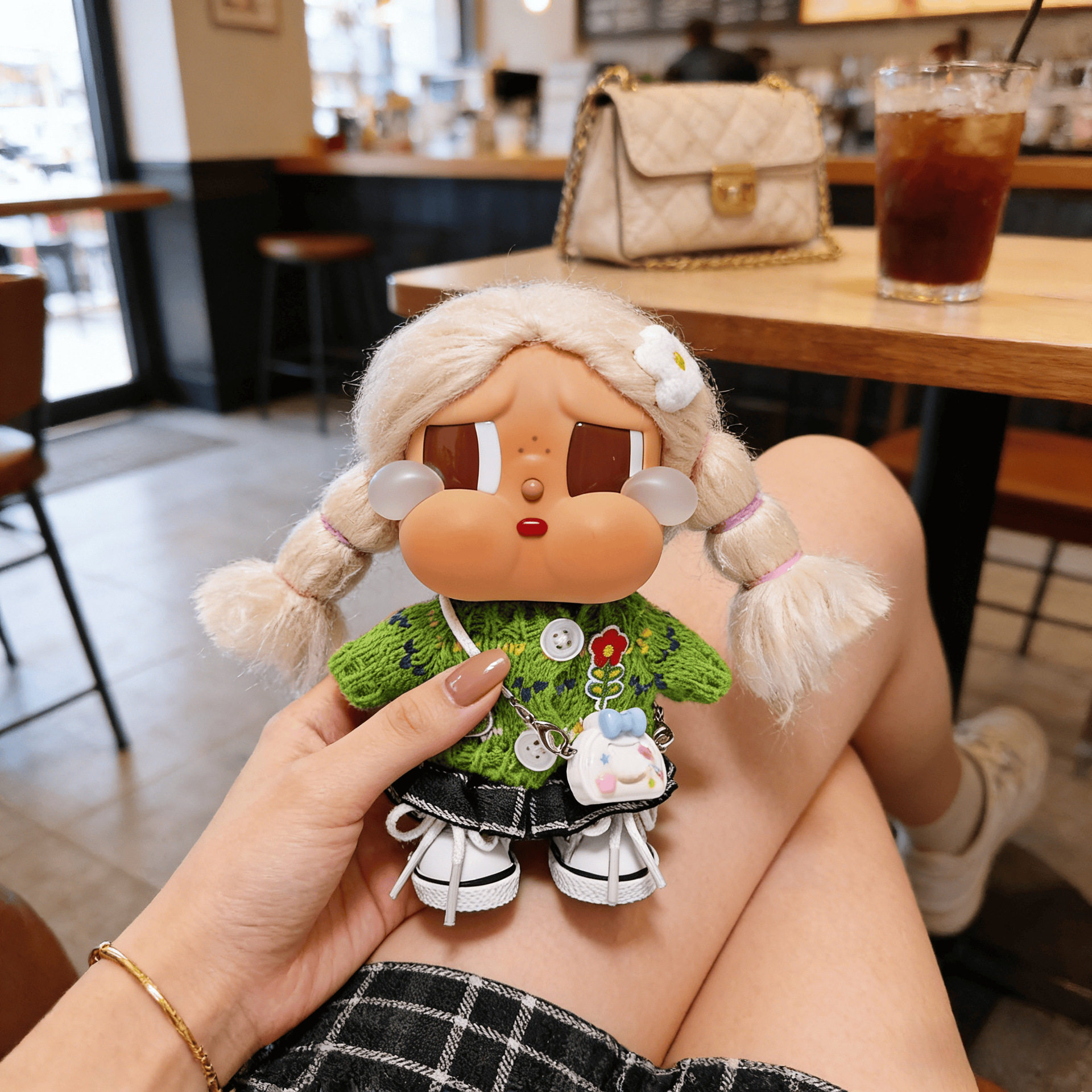 仅娃衣】适用于哭娃衣服crybaby10cm娃衣针织毛衣裙子套装