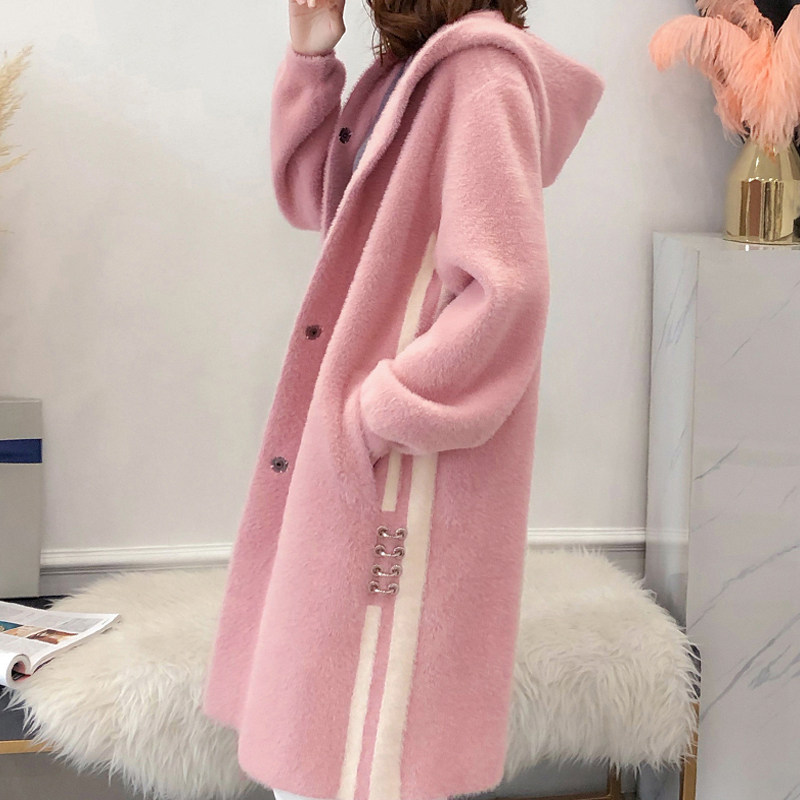 宽松毛衣开衫仿黄金水貂绒外套女中长款加厚针织大衣2020秋冬新款在类目 女装/女士精品, 毛衣中 - 来自Buy2taobao.com提供专业的淘宝代购服务