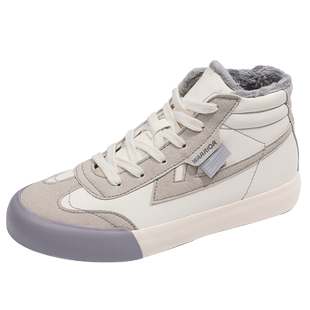 回力棉鞋女加绒高帮鞋女2025秋冬新款女鞋板鞋保暖二棉鞋子女款冬