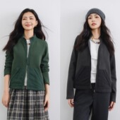 梭家｜当时印记｜优可丝两色立领正肩秋冬女士短外套百搭复古上衣