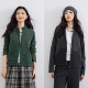 梭家｜当时印记｜优可丝两色立领正肩秋冬女士短外套百搭复古上衣