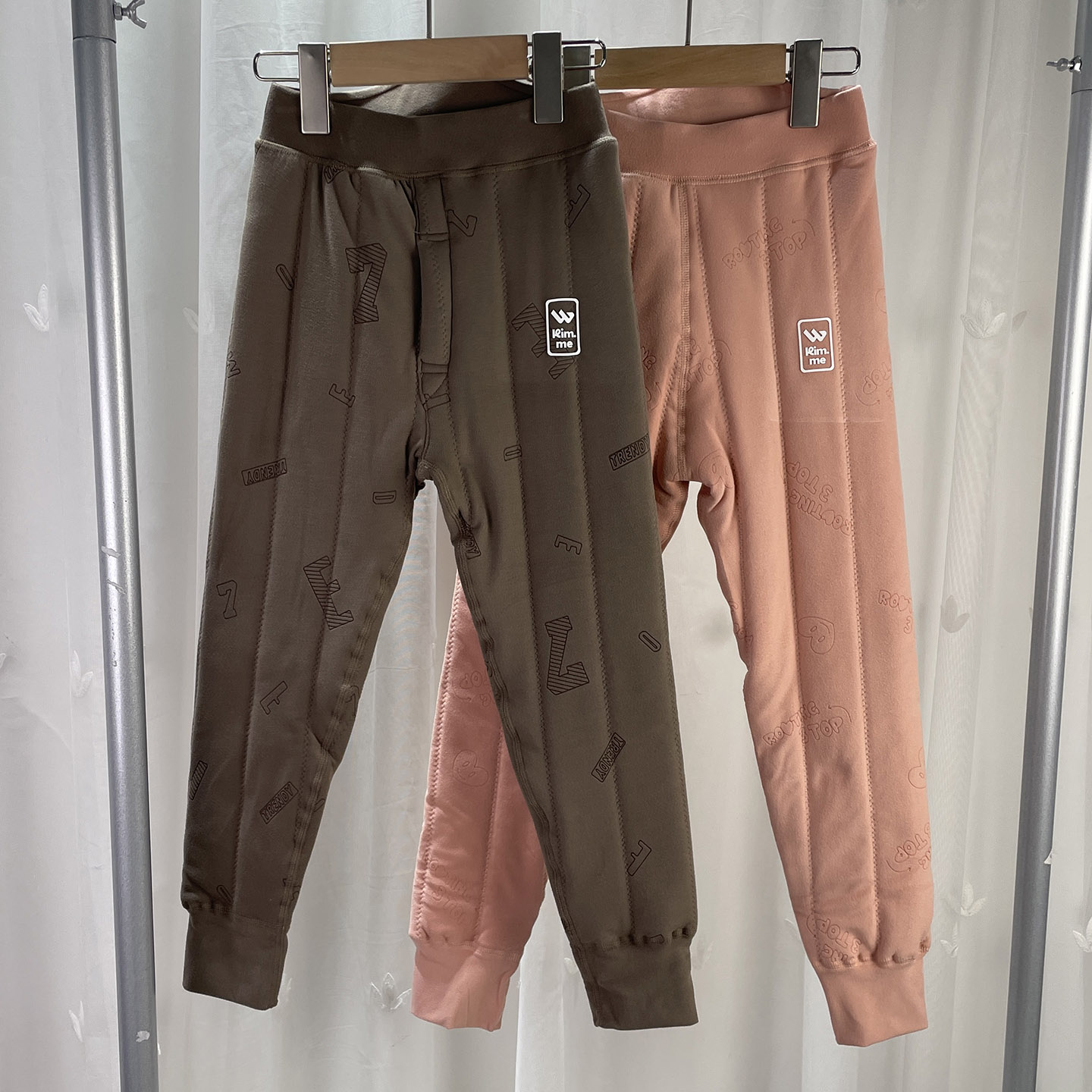 120-190 中大童羊毛蚕丝护腰三层保暖裤青少年儿童棉裤校服神器