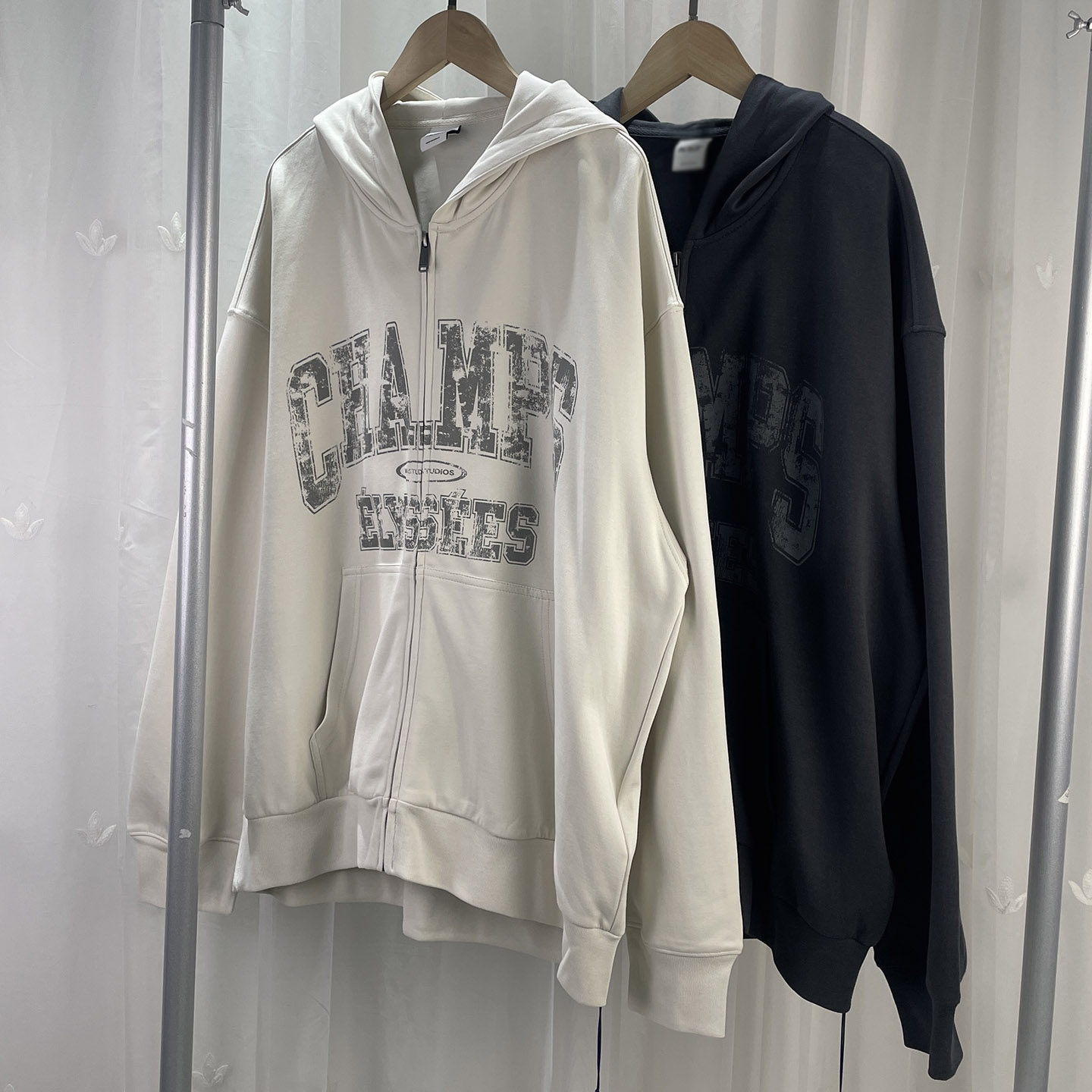 160-185品牌折扣童装男大童针织薄外套青少年学生春秋连帽休闲服