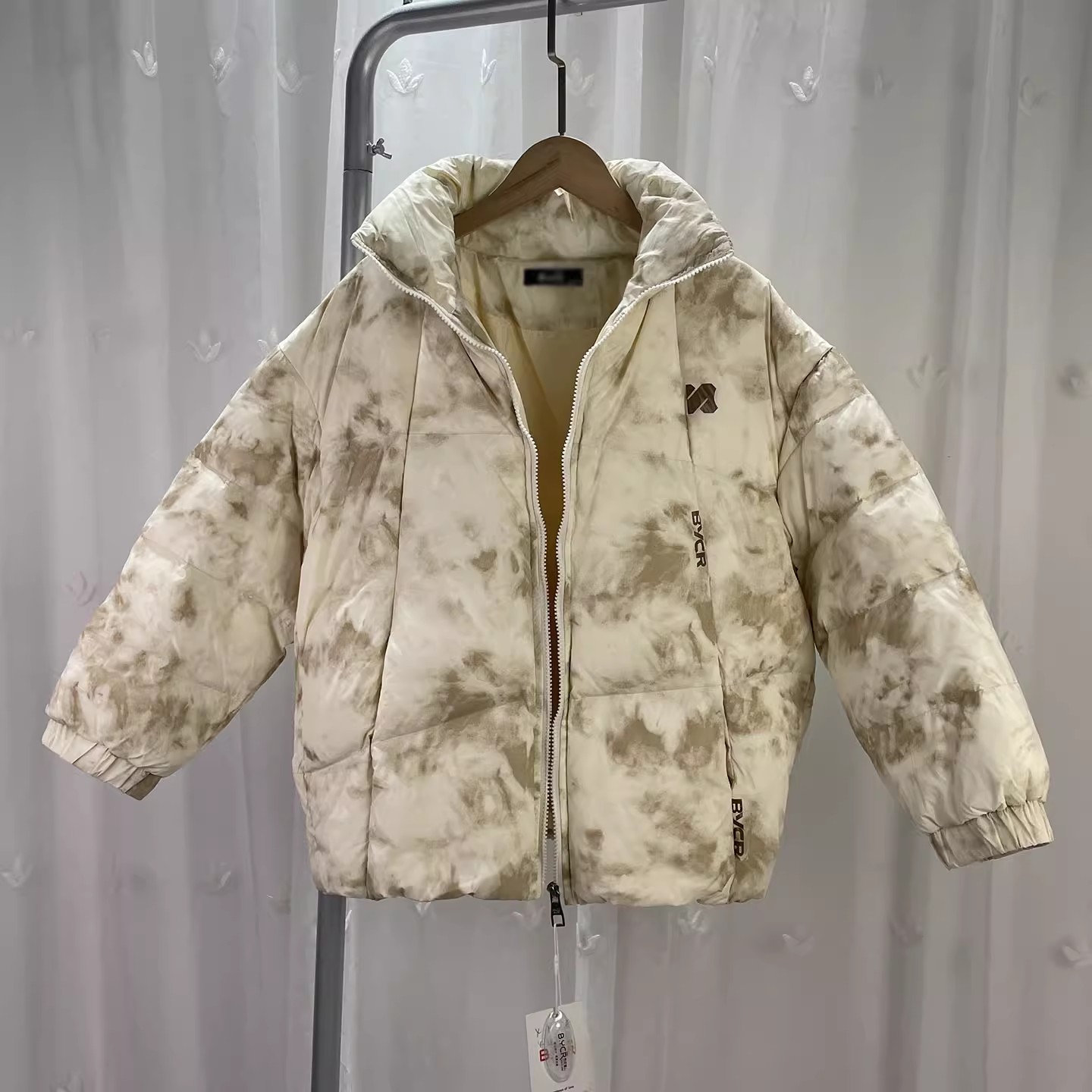 布品牌折扣童装男大童晕染羽绒服青少年儿童学生冬季鸭绒保暖外套