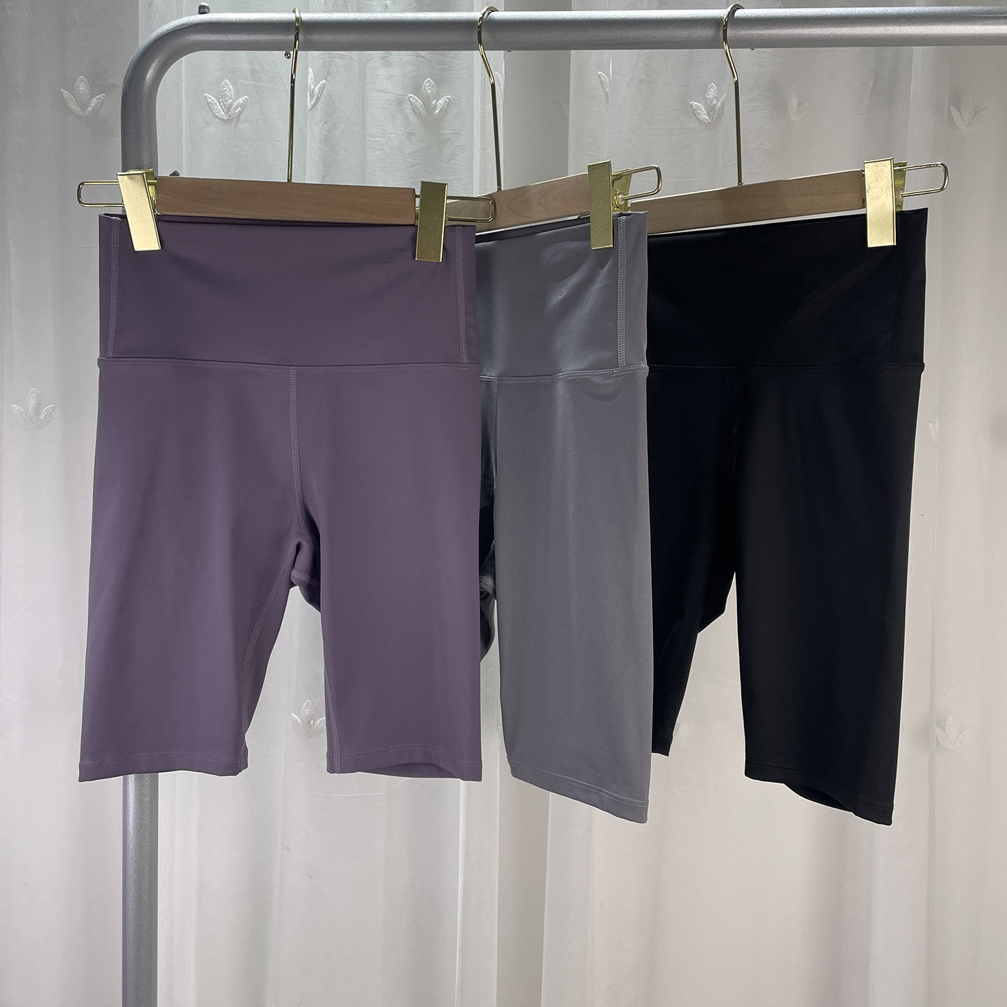 150-175品牌折扣童装女大童瑜珈裤学生儿童夏季打底裤短裤 少女装
