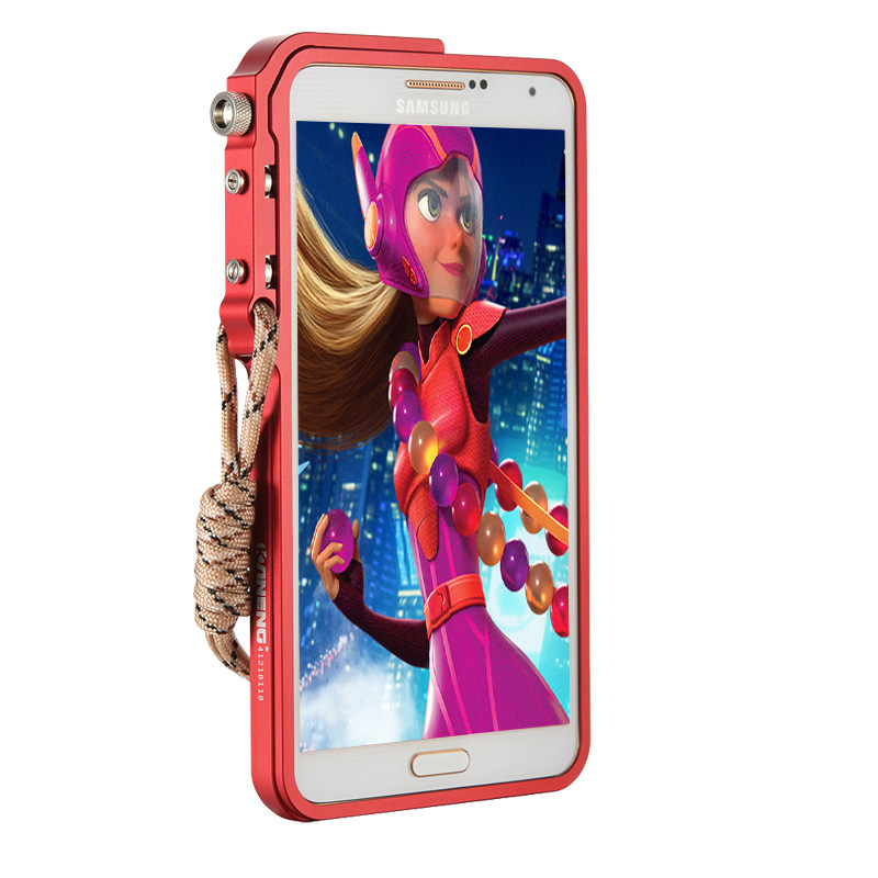 KANENG Mechanical Arm Trigger Aluminum Bumper Metal Frame Case Cover for Samsung Galaxy A7 (2015) A7000 A7009