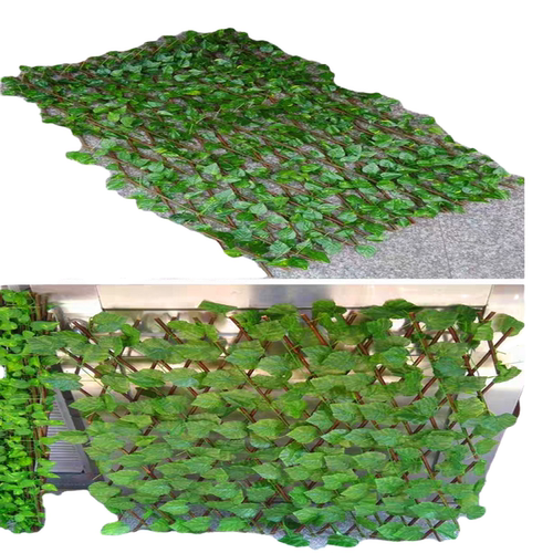 田园风伸缩篱笆护栏爬藤仿真植物