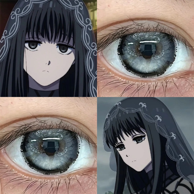 大佛cos美瞳半年抛版本日常荒诞黑胶水水暗夜萤火星辉漫展女佳ja