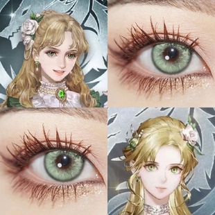 奥黛丽霍尔cos美瞳半年抛诡秘之主小大直径显色隐形眼镜漫展佳JA