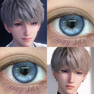 沈星回cos美瞳半年抛恋与深空忧郁西葫芦星坠幽蓝心律交响佳JA