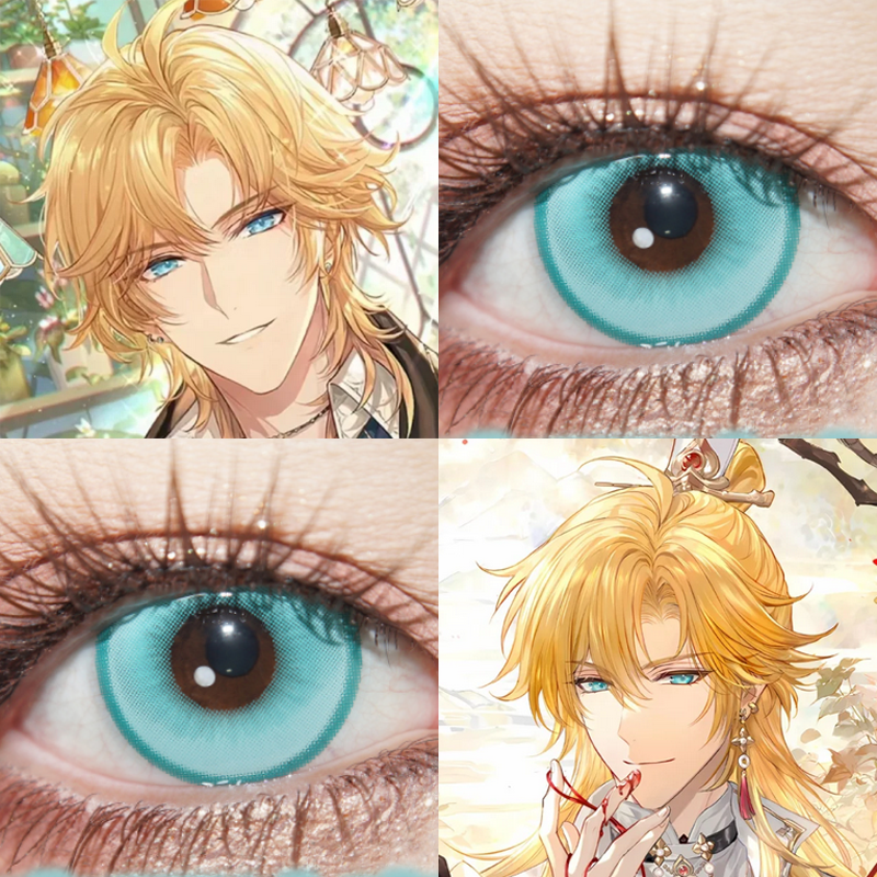 罗夏cos美瞳日抛时空中的绘旅人星辰泪青空想之森玉兔清辉佳JA