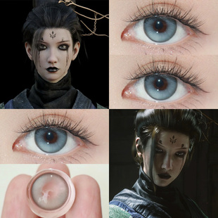 蜘蛛精四妹COS美瞳灰黑神话悟空锖兔塞梅尔维斯宝生波音格蕾修Ja