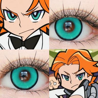 brief宅男cos美瞳半年抛大直径吊带袜天使cosplay漫展隐形眼镜JA