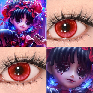 小女孩石榴蝶小姐cos美瞳日抛第五人格亨利八世恶魔吟唱雨宫莲JA