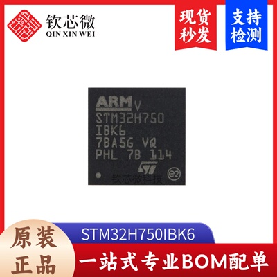 原装STM32H750IBK6 UFBGA-201 ARM Cortex-M7 32位微控制器-MCU