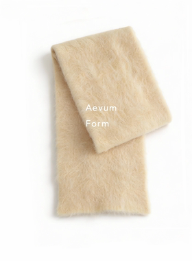 Aevum Form 秋冬新款羊驼毛拉绒保暖围巾舒适百搭毛绒披肩