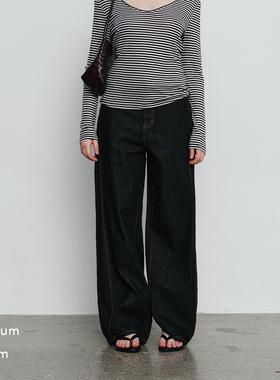 Aevum Form 2025秋季新款11oz原色直筒挺括牛仔裤