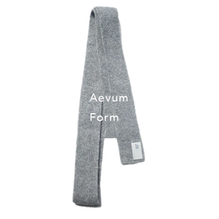 新款 2025秋季 羊毛混纺细窄长条腊肠围巾 Form Aevum