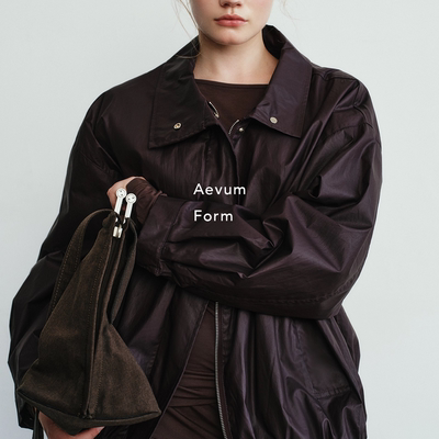 AevumForm纸感皮涂层立领价格