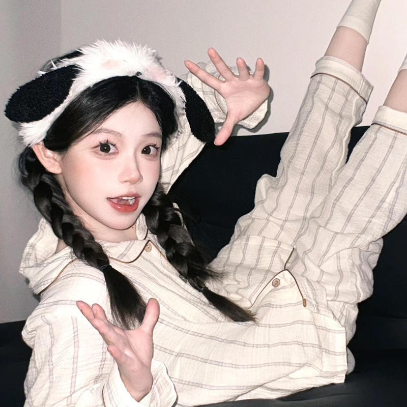 可爱腮红小狗耳朵毛绒发箍女秋冬2025年新款狗狗卡通洗脸头箍头饰