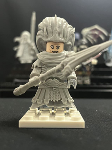 【白模】艾尔登法环 无名者 第三方人仔积木光固化3D打印穿戴装备