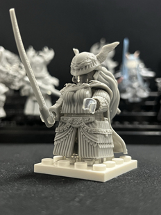 【白模】艾尔登法环女武神第三方人仔积木光固化3D打印穿戴装备