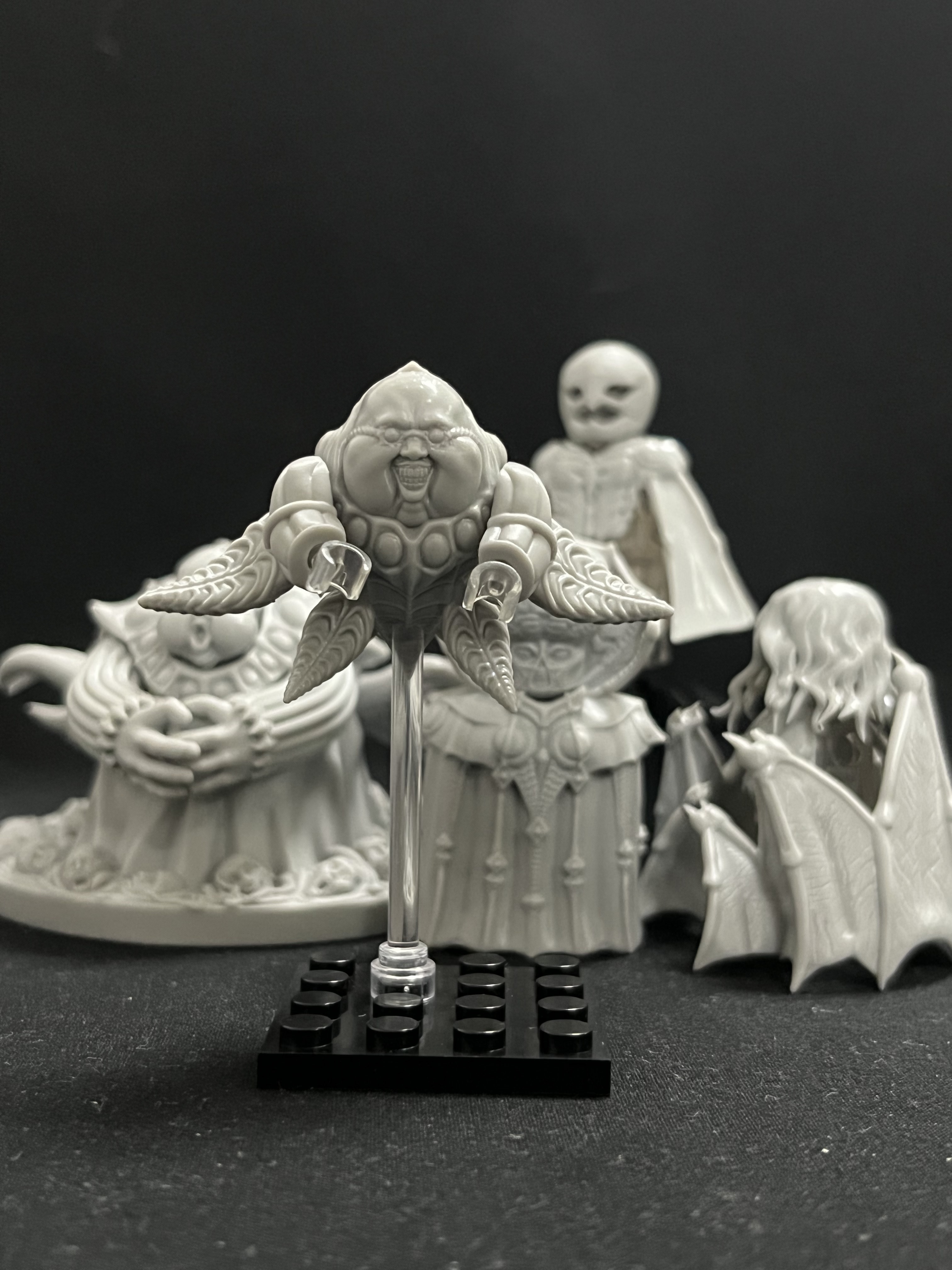 【白模】剑风传奇神之手尤比克第三方人仔积木光固化3D打印穿戴装