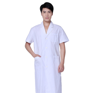 男蓝大褂夏装医生服蓝色大褂护士服 环保面料美容服前台导医服ICU