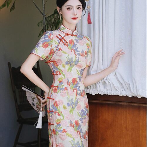 新中式旗袍敬酒服改良少女