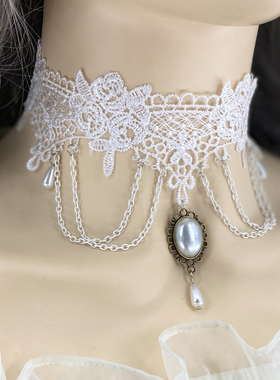 百搭宫廷脖子颈链配饰