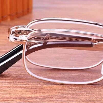 石头老花眼镜水晶折叠男女眼镜便携养目护眼老光眼镜