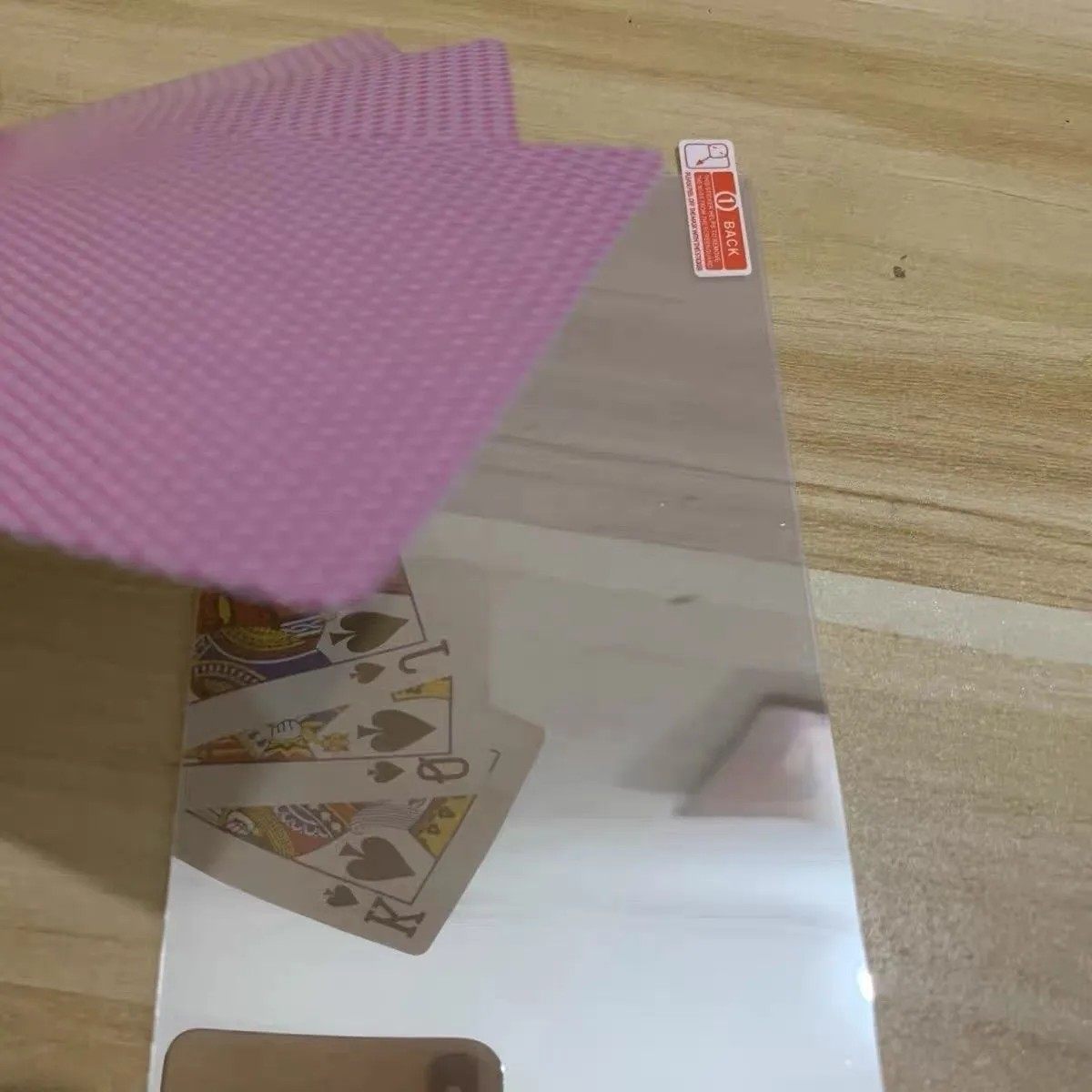 魔术道具高清底照手机膜二张烟盒魔术道具