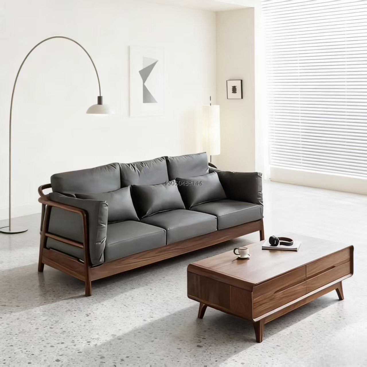 新中式沙发客厅2025北美胡